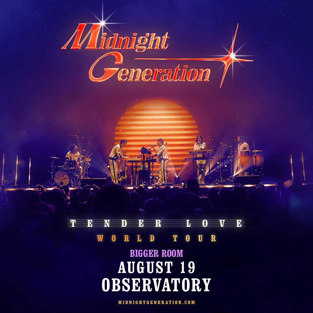 Midnight Generation at The Observatory on Tuesday, August 19th